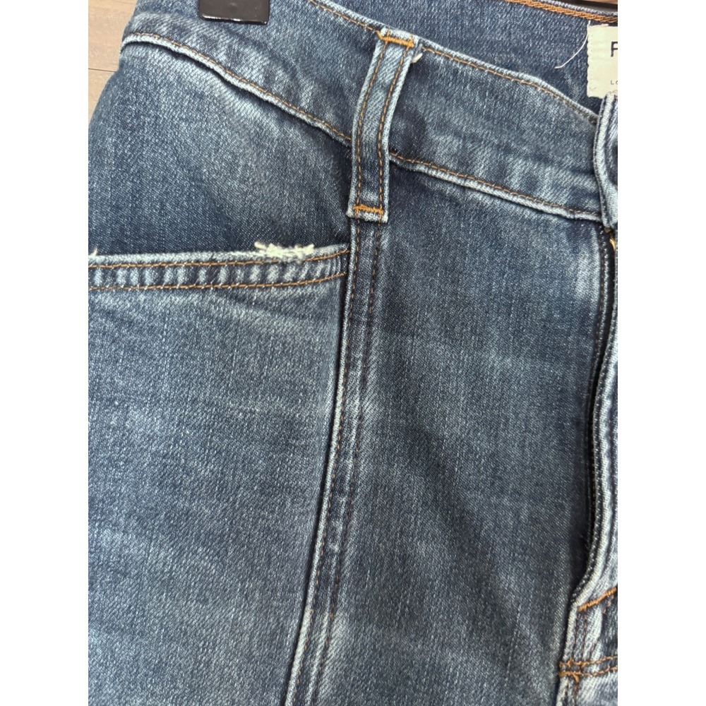 FRAME The Pintuck‎ Flared StraightLeg Mid Rise Stretch-Denim Blend Jeans 25 - Picture 13 of 13